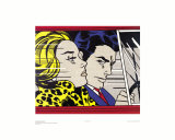 Roy Lichtenstein - In the Car Digitálně vytištěná reprodukce