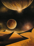 Discover New Worlds Pósters por Alain Satie