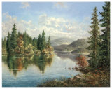 Siberian Lake Posters by Helmut Glassl