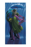 The Rain Shower Poster by Claude Theberge