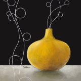 Un Point Jaune Poster by Yves Blanc
