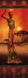 Masai Water Carrier Prints by Nicola Rabbett