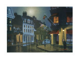 Night in Old Montreal Posters by Denis Nolet