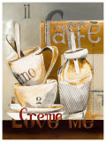 Caffe Crema Prints by Elizabeth Espin