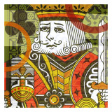 King of Clubs Print by Jack Jones