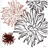 Dalhias III Print by Olivia 
