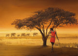 Evening Harmony Affiches par Leon Wells