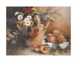 Peach Harmony Print by Lise Auger
