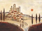 San Gimignano Art by Tomasyn de Winter