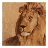 Lion Affiche par A. Vargas