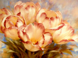 Champagne Red Tulips Posters by Igor Levashov