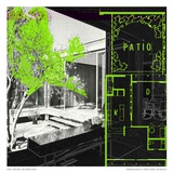 Green Patio Posters