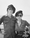 John Lennon y Yoko Ono Fotografía por Iain Macmillan