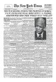 New York Times, July 27, 1953: Truce is Signed, Ending the Fighting in Korea ジクレープリント