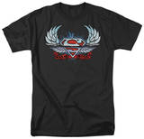 Superman - Chrome Wings Shield T-Shirt