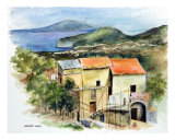 Old Farmhouse, Sorrento Italy (Vecchia Fattoria) Giclee Print by Harriet Solit