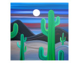 Cactus Moon Giclee Print by Jerry Clovis