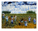 Sugar Cane Workers Giclee Print by John Hall