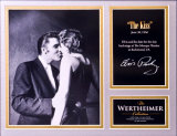 Elvis - The Kiss Bild mit Passepartout