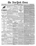 New York Times, April 10, 1865: Union Victory and Peace, Surrender of General Lee Giclee Print