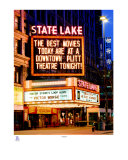 State Lake Theater Chicago Loop Alive Photographic Print by Tom Jelen