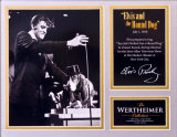 Elvis and the Hound Dog Impression avec bordure