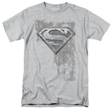 Superman - Riveted Metal Shield T-Shirt