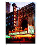 Chicago Theater Photographic Print by Tom Jelen