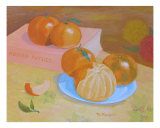 Honey Tangerines From Back Yard Giclee Print by Thi Nguyen