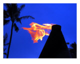 Sunset Fire Photographic Print by Donald Bitterman