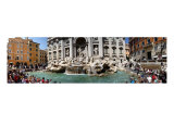 Panoramic View Of The Trevi Fountain, Rome Photographic Print by Doug Rosenberg