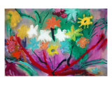 Flowers For J Giclee-trykk av Gloria Blatt