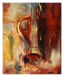 Guitar Giclee Print by Veronique Radelet