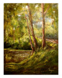 Three Oaks Giclée-Druck von Monica Vanzant