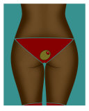 Red Martini Bikini Photographic Print by Liza Phoenix