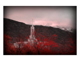 Mount Timpanogos Temple - Red Lámina fotográfica por Ryan Houston