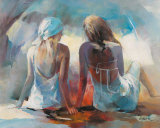 Two Girl Friends I Posters by Willem Haenraets