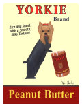 Yorkie Peanut Butter Giclée-Druck von Ken Bailey