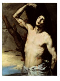 Saint Sebastian Giclée-tryk af Jusepe de Ribera