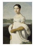 Mademoiselle Caroline Rivière (1793-1807) reproduction procédé giclée par Jean-Auguste-Dominique Ingres