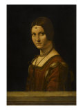 Le Belle Ferronniere, Portrait of a Lady from the Court of Milan Lámina giclée por Léonard de Vinci Le Belle Ferronniere, Portrait of a Lady from the Court of Milan Lámina giclée por Léonard de Vinci