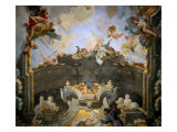 The Course of the Chariot of the Sun (detail) Giclee Print by Giambattista Tiepolo