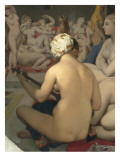 Les bains turcs reproduction procédé giclée par Jean-Auguste-Dominique Ingres