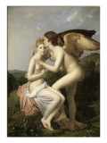 Psyche and Cupid, also Called Psyche Receiving Cupid's First Kiss, 1797 Láminas por Francois Gerard Psyche and Cupid, also Called Psyche Receiving Cupid's First Kiss, 1797 Láminas por Francois Gerard
