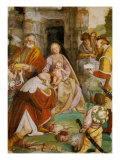 Triptych with the Adoration of the Magi Giclée-tryk af Gaudenzio Ferrari Triptych with the Adoration of the Magi Giclée-tryk af Gaudenzio Ferrari