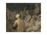 Les bains turcs reproduction procédé giclée par Jean-Auguste-Dominique Ingres