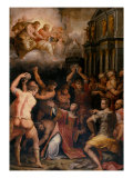 Stoning of St. Stephen, 1571 Impressão giclée por Giorgio Vasari Stoning of St. Stephen, 1571 Impressão giclée por Giorgio Vasari