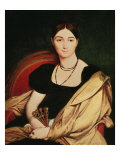 Madame Devaucay reproduction procédé giclée par Jean-Auguste-Dominique Ingres