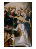 The Virgin Giving the Chasuble to St. Ildefonsus Giclee Print by Luis Juarez