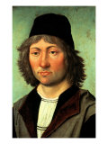 Self-Portrait Giclée-tryk af Pedro Berruguete